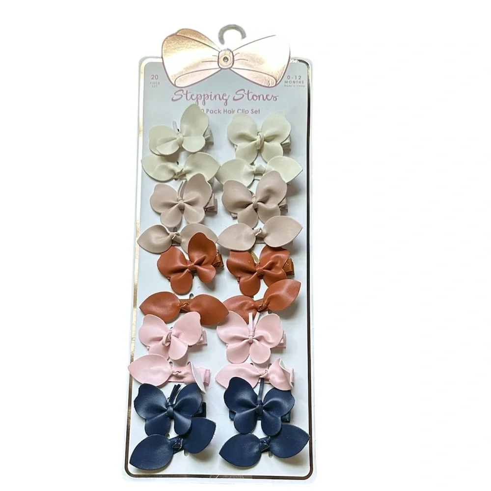 Stepping Stone Floral‎ Hair Clip Set - Multicolor